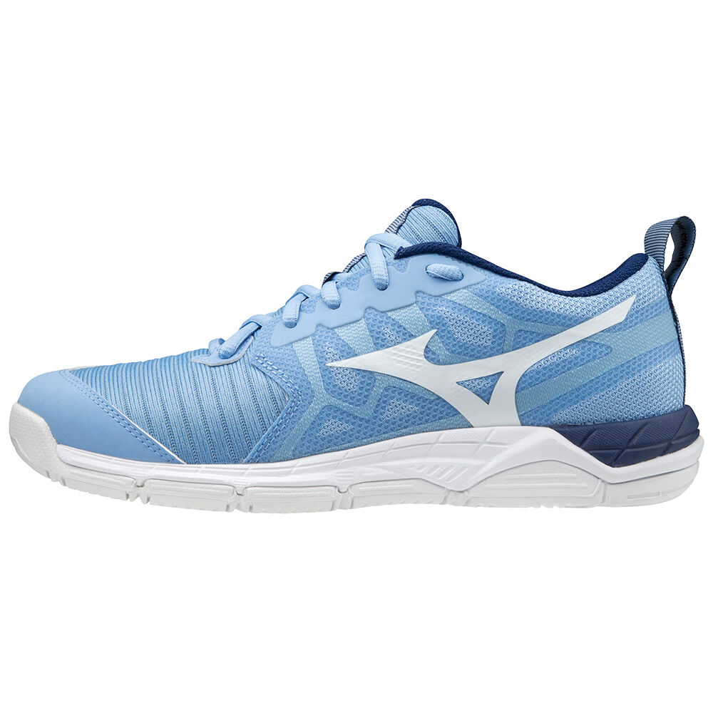 Zapatillas Voleibol Mizuno Wave Supersonic 2 Mujer Azules/Blancas Ofertas YNID-14908